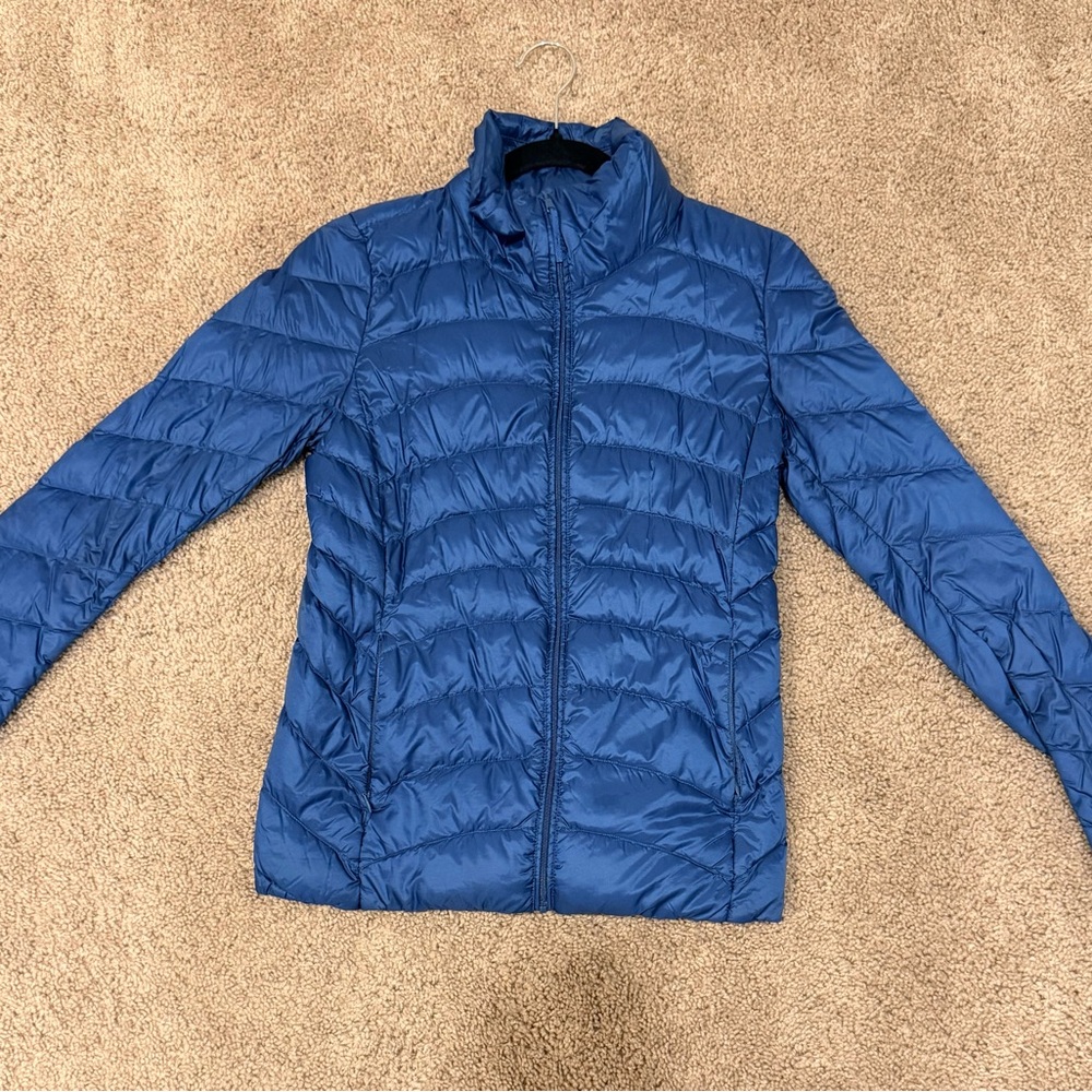 Women's Blue Puffer Jacket